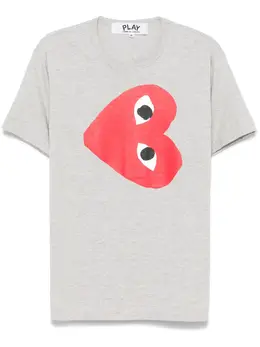 Comme Des Garçons Play: Футболка  Heart с принтом