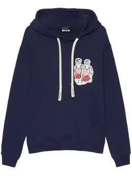 MSGM: Синяя толстовка 
