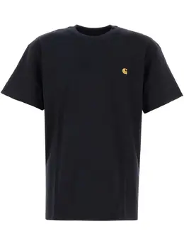 Carhartt WIP: Голубая футболка  Chase