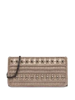 Alberta Ferretti: Бежевый клатч 