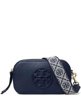Tory Burch: Синяя сумка через плечо  Miller
