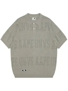 AAPE BY *A BATHING APE®: Поло на пуговицах 