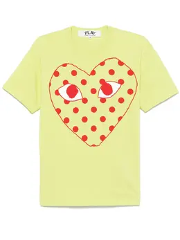 Comme Des Garçons Play: Футболка с принтом 