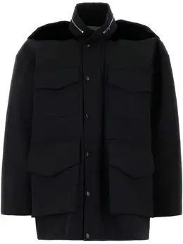 sacai: Чёрная куртка 