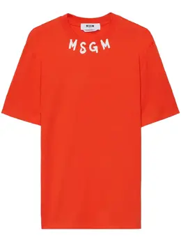 MSGM: Футболка с принтом 