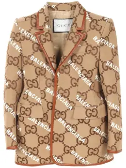 Gucci Pre-Owned: Бежевые пиджаки 
