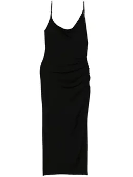 Mugler: Длинное платье 