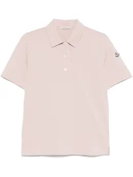 Moncler: Розовое поло 