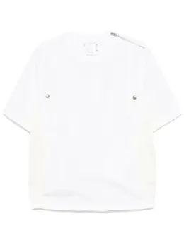 sacai: Белая футболка 