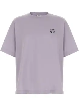Maison Kitsuné: Фиолетовая футболка 