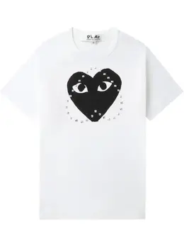 Comme Des Garçons Play: Хлопковая футболка 