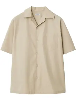 Burberry: Бежевая рубашка 