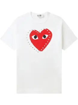Comme Des Garçons Play: Футболка  Heart с принтом