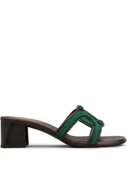 Tod's: Зелёные сандалии 