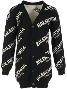 Balenciaga Pre-Owned: Чёрный кардиган 
