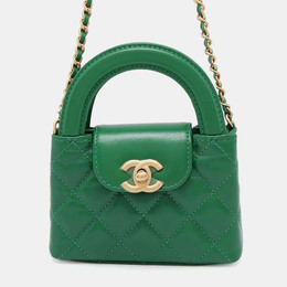 Chanel: Зелёный клатч 