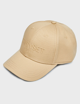 TWINSET: Бежевая кепка 