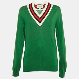 Gucci: Зелёный свитер 