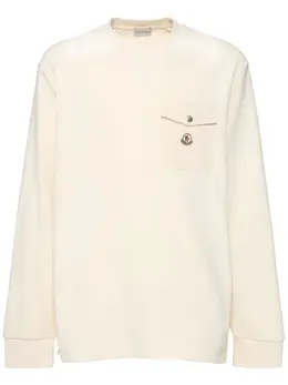 MONCLER: Хлопковый свитшот 