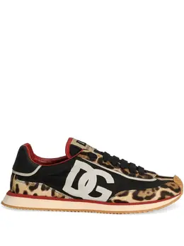 Dolce & Gabbana: Коричневые кроссовки 