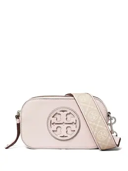 Tory Burch: Светлая сумка через плечо  Mini Miller