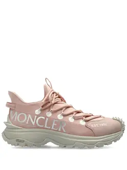 Moncler: Светлые кроссовки 