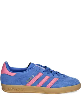adidas: Голубые кроссовки  Gazelle Indoor