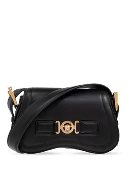 Versace: Чёрная сумка  Medusa Biggie