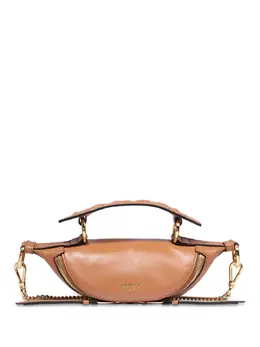 Lancel: Коричневая сумка через плечо 