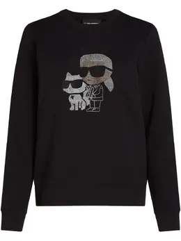 Karl Lagerfeld: Чёрный свитшот  Choupette