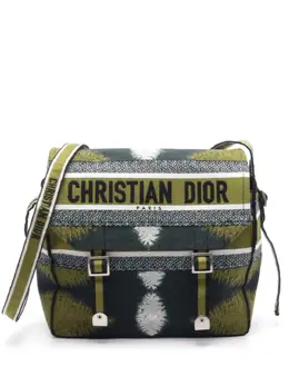 Christian Dior Pre-Owned: Сумка цвета хаки 