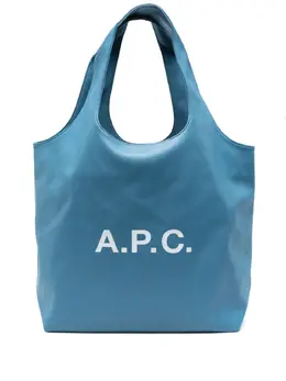 A.P.C.: Голубая сумка-шоппер  Ninon