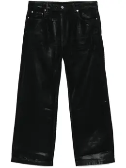 Rick Owens DRKSHDW: Чёрные джинсы 