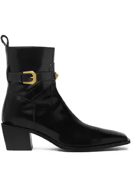 Versace: Чёрные ботинки 