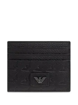 Emporio Armani: Чёрный картхолдер 