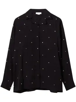 Stella McCartney: Рубашка со стразами 