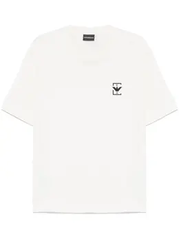 Emporio Armani: Белая футболка 