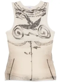 Jean Paul Gaultier: Бежевая майка 