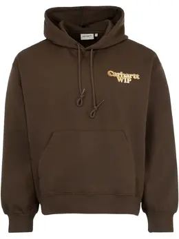 Carhartt WIP: Коричневая толстовка 
