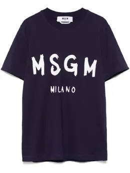 MSGM: Футболка с принтом 
