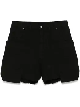 Rick Owens DRKSHDW: Чёрные шорты  Cargo