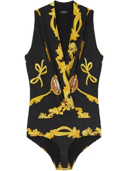 Versace: Чёрный боди 