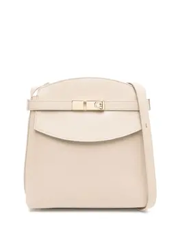 Ferragamo: Светлая сумка через плечо 