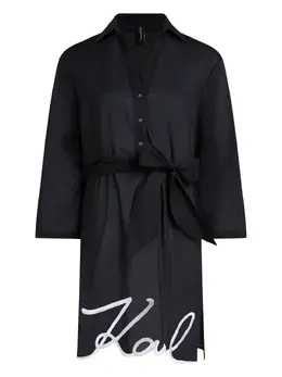 Karl Lagerfeld: Прозрачное платье  Signature