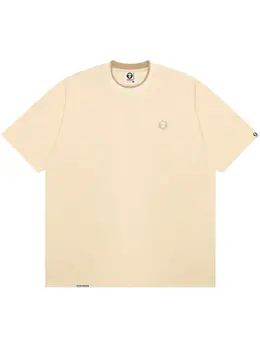 AAPE BY *A BATHING APE®: Бежевая футболка 