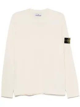 Stone Island: Светлый свитер  Compass