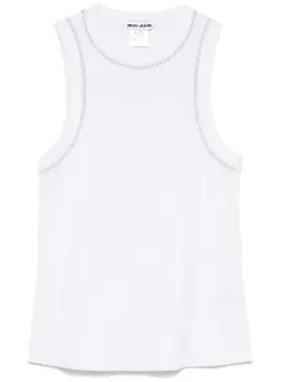 DKNY: Белая майка 