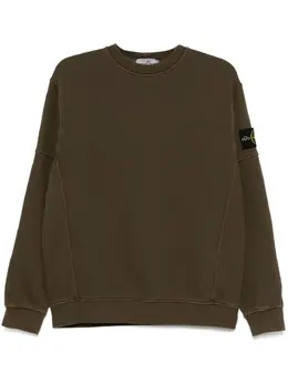 Stone Island: Зелёный свитшот  Compass