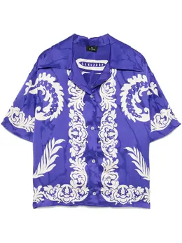 ETRO: Рубашка с растительным принтом 