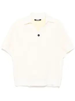 Jacquemus: Белое поло 